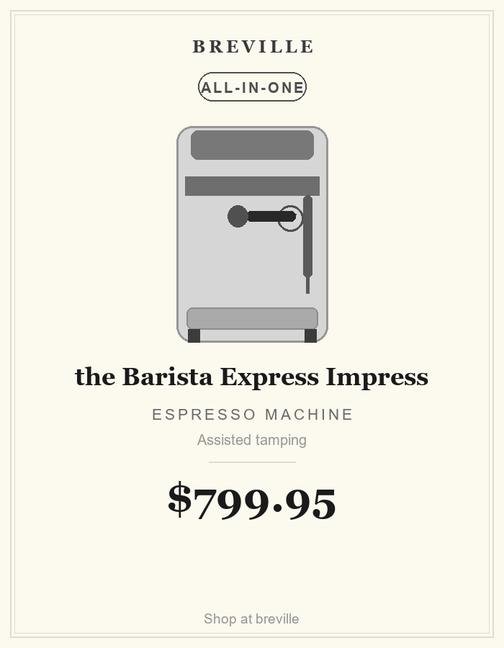 the Barista Express Impress