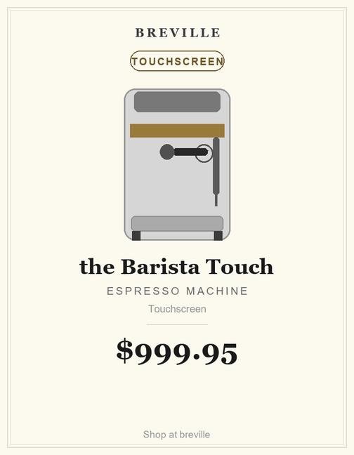 the Barista Touch