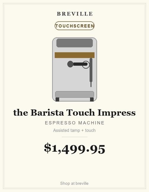 the Barista Touch Impress
