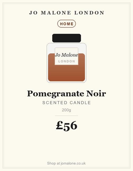 Pomegranate Noir — Scented Candle 200g