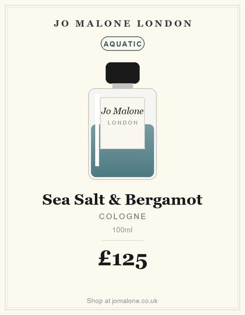 Sea Salt & Bergamot — Cologne 100ml