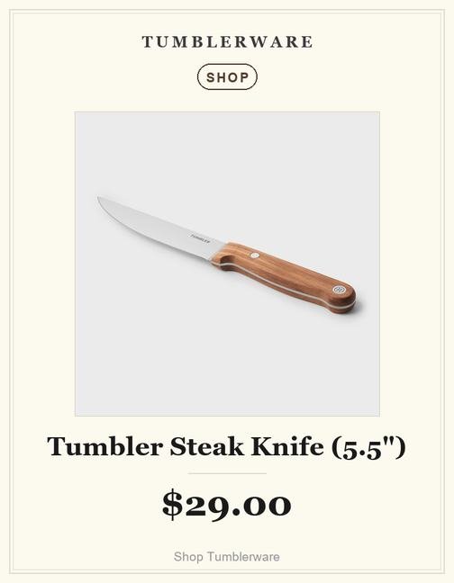 Tumbler Steak Knife (5.5