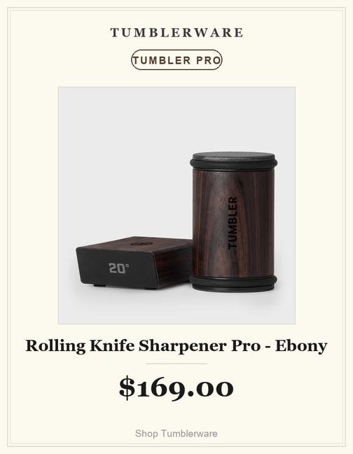Rolling Knife Sharpener Pro - Ebony
